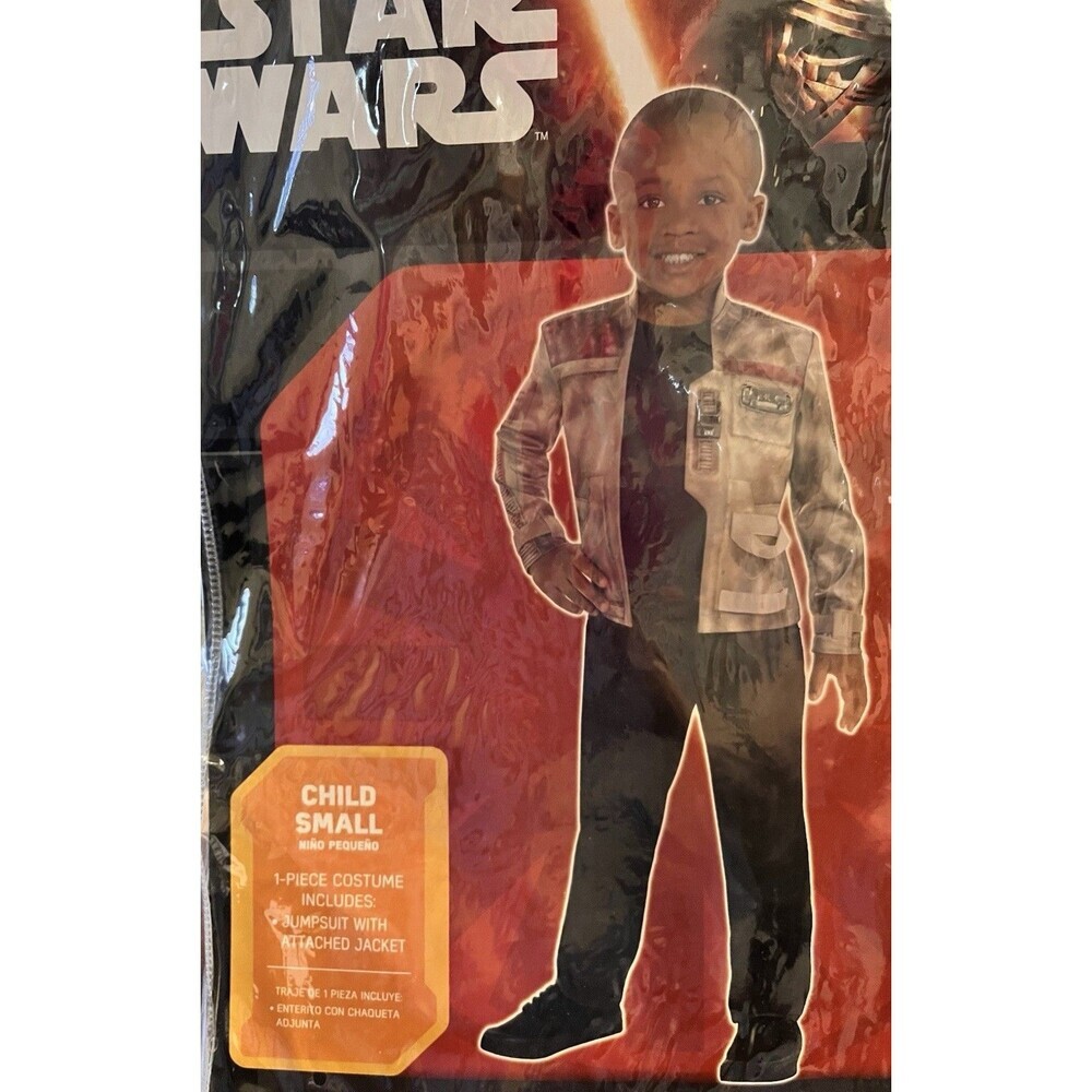 Star Wars The Force Awakens Finn Costume Small 4-6 Years Kids Boys Size NEW